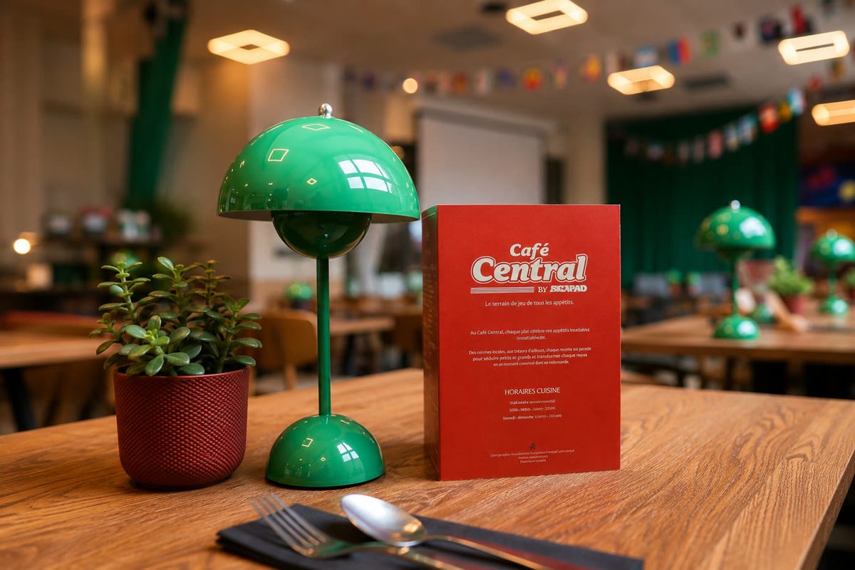 Une table dressée au Café Central by ESCAPAD